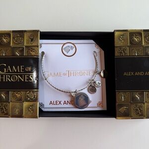 Alex and Ani Game of Thrones, Winter is Coming charm bangle